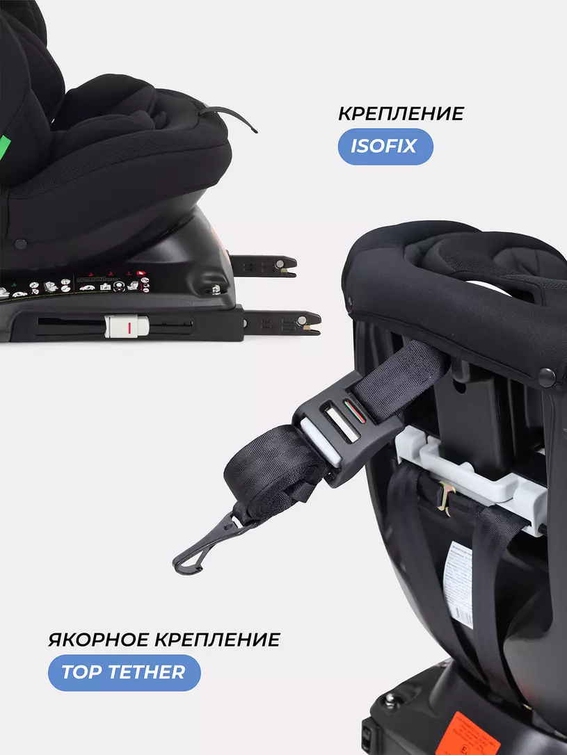 Автокресло Mowbaby Motion isofix (40-150 см) Black