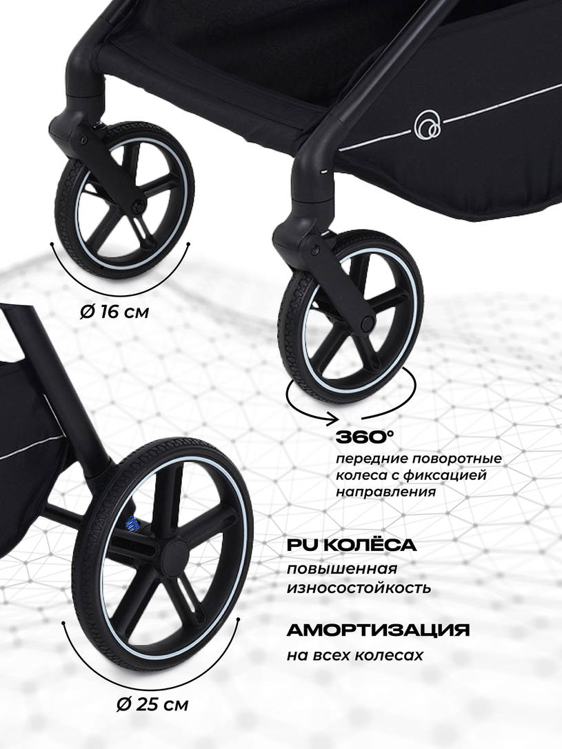 Коляска прогулочная Rant Moss 2025 Grey