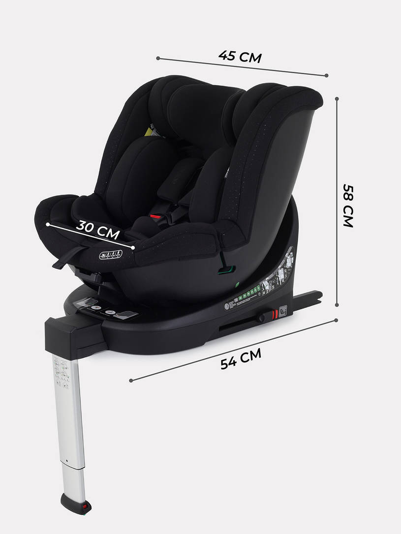 Автокресло Mowbaby Stage isofix (40-150 см) 0-36 кг Black