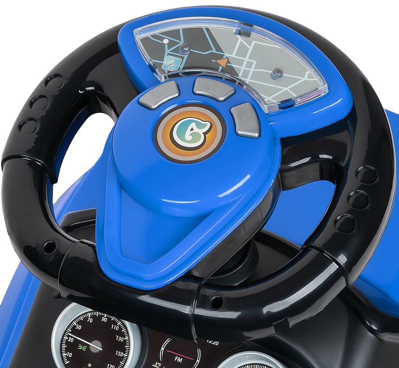 Каталка с ручкой Sevillababy Sport Car 3 в 1 614W синий