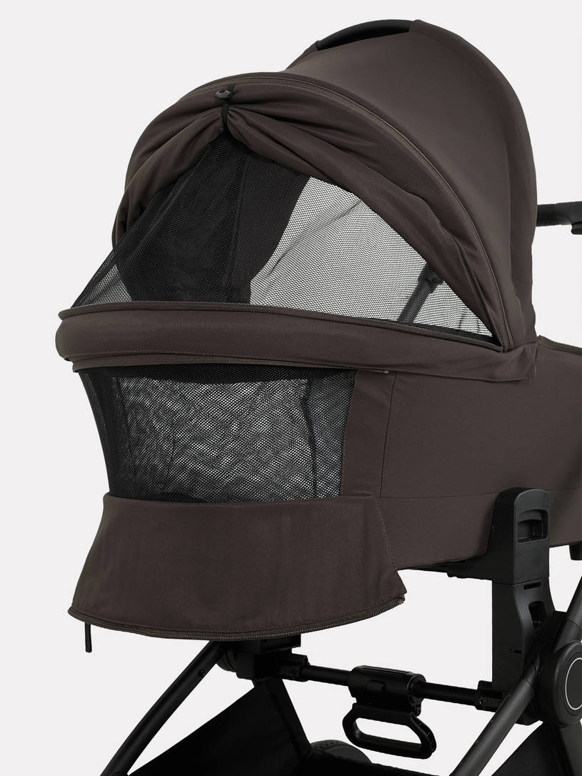 Коляска 2 в 1 Mowbaby Zoom PU Shine brown