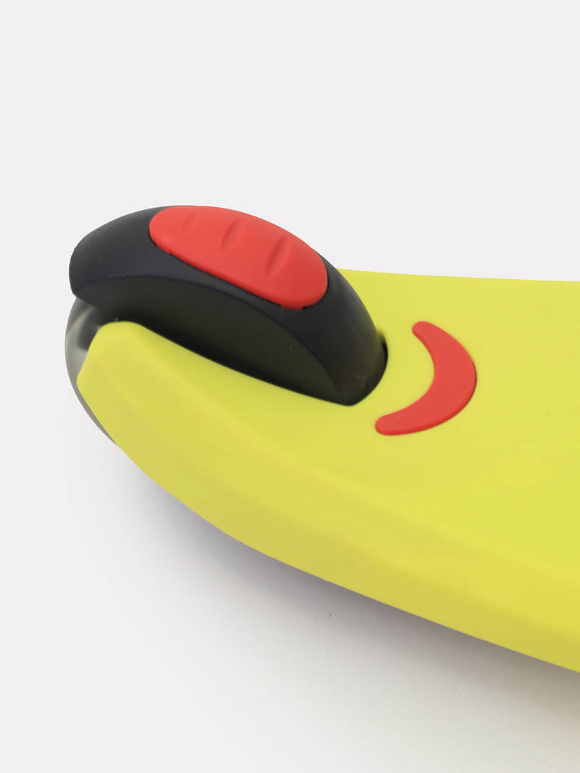 Беговел-самокат Rant Rider со светящимися колесами желтый