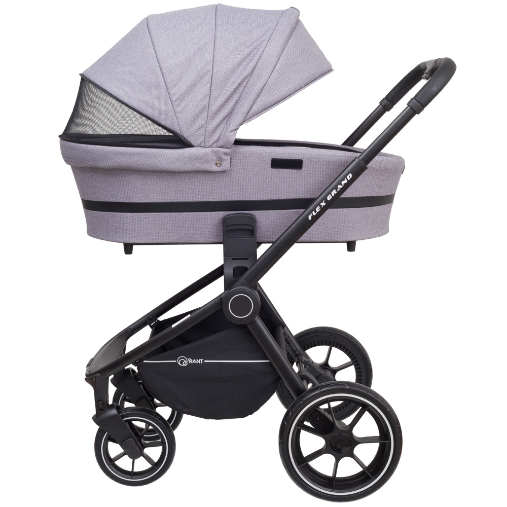 Коляска 3 в 1 Rant Flex Grand Mercury Grey серый