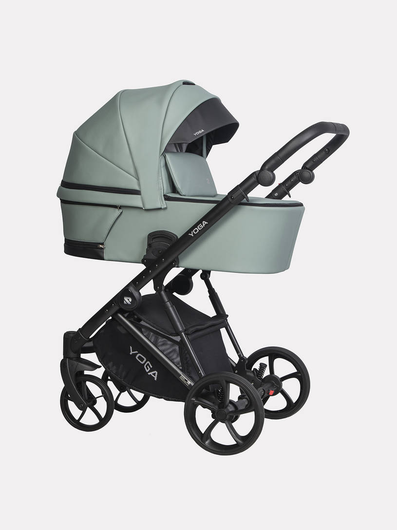 Коляска 3 в 1 Riko Basic Yoga Ecco 16 Lagoon, Зеленый