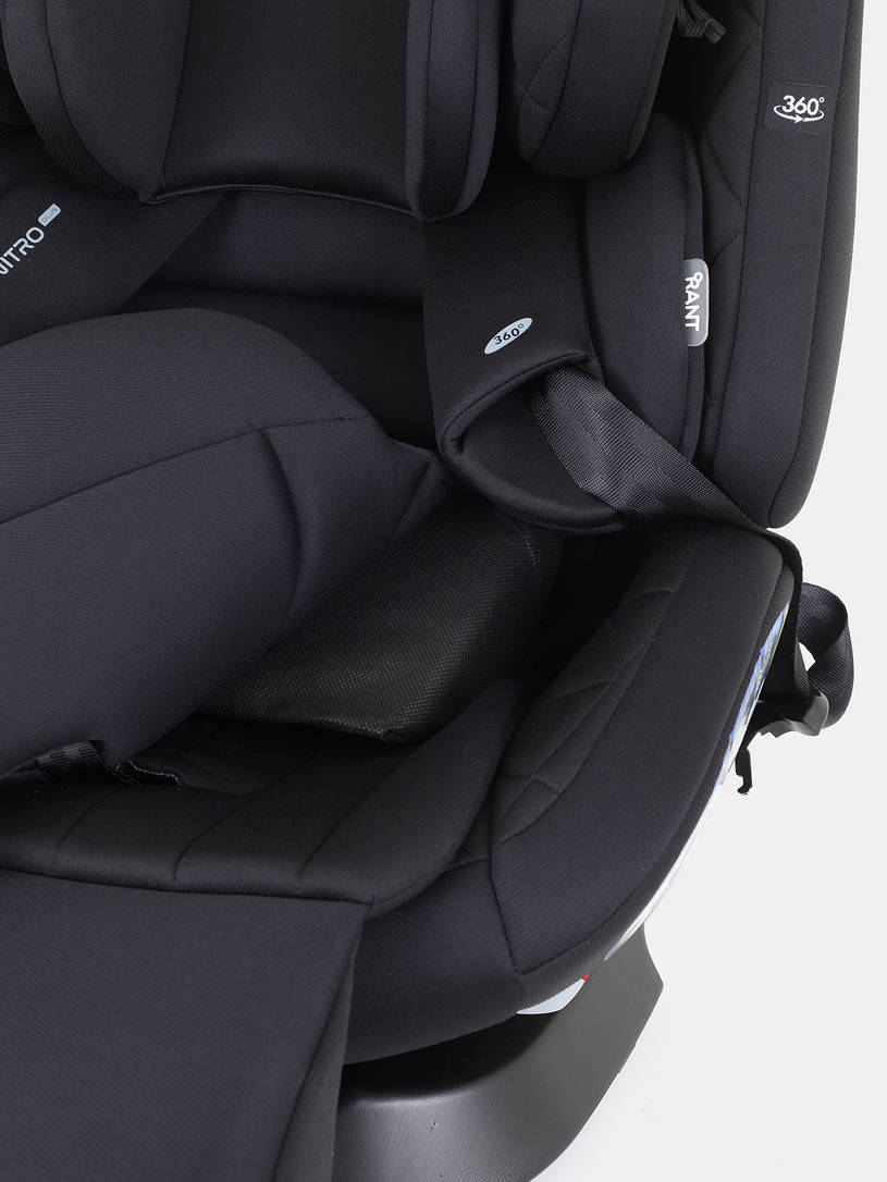 Автокресло Rant Nitro Plus isofix группа 0/1/2/3 (0-36 кг) Black