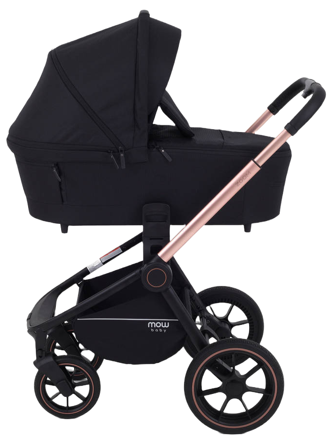 Коляска 3 в 1 MOWBaby ZOOM PU RA087 Gold Black