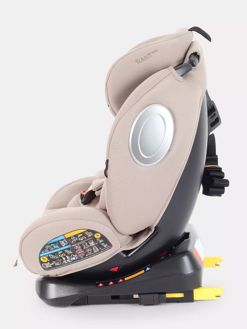 Автокресло Rant Basic Twist Next isofix группа 0+/1/2/3 (0-36 кг) Beige