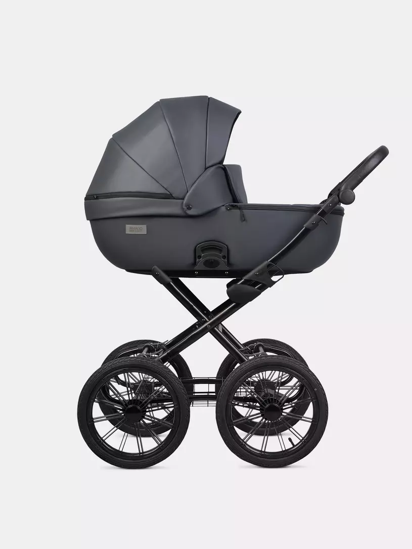 Коляска 2 в 1 Riko Basic Montana X Ecco Prestige 24 Graphite