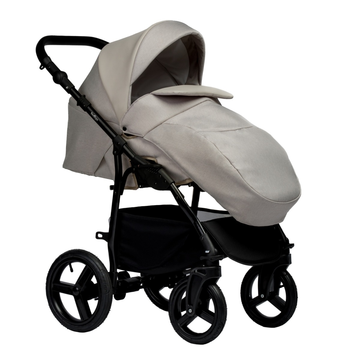 Коляска 2 в 1 Indigo Impulse Eco, Ie 02 (Бежевый)