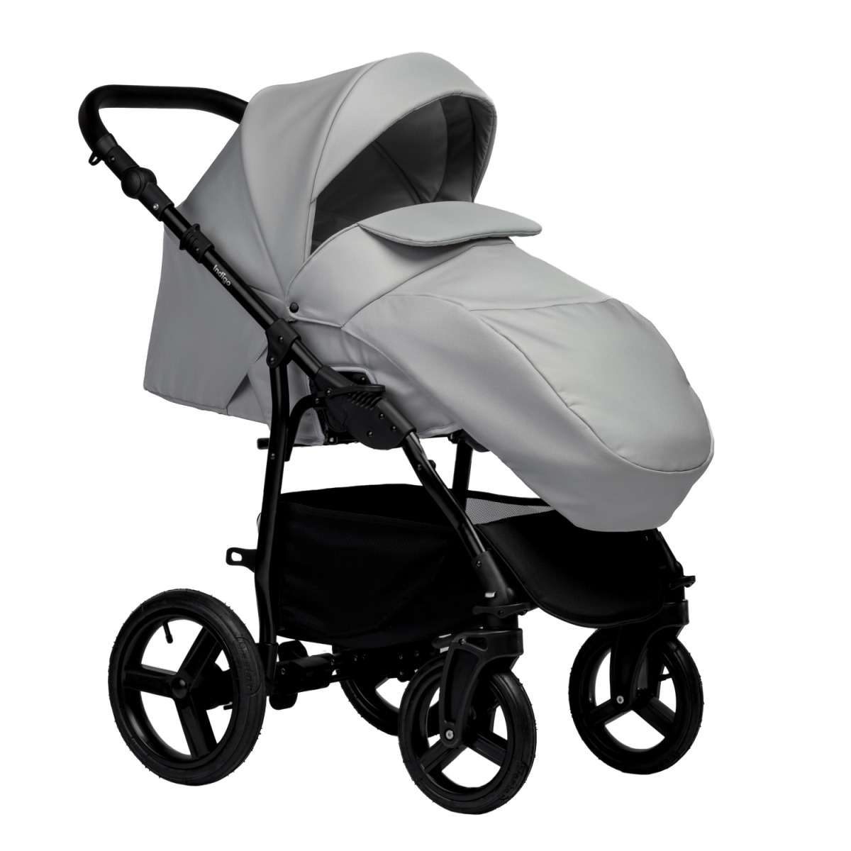 Коляска 2 в 1 Indigo Impulse Eco, Ie 04 (Светло-серый)