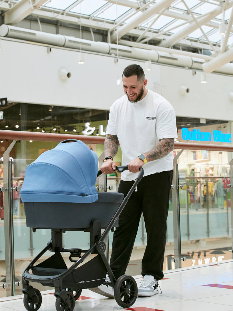 Коляска 3 в 1 Rant Basic Energy Blue