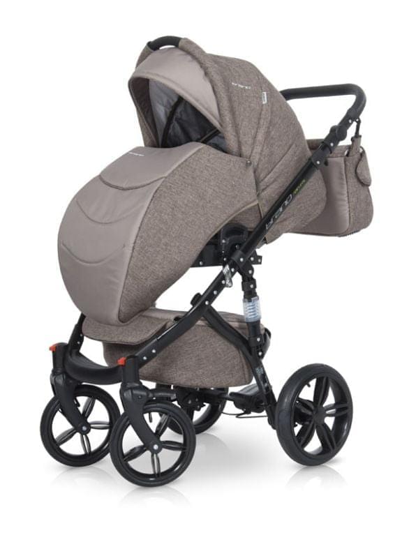 Коляска 3 в 1 Riko Bruno Natural 05 серый