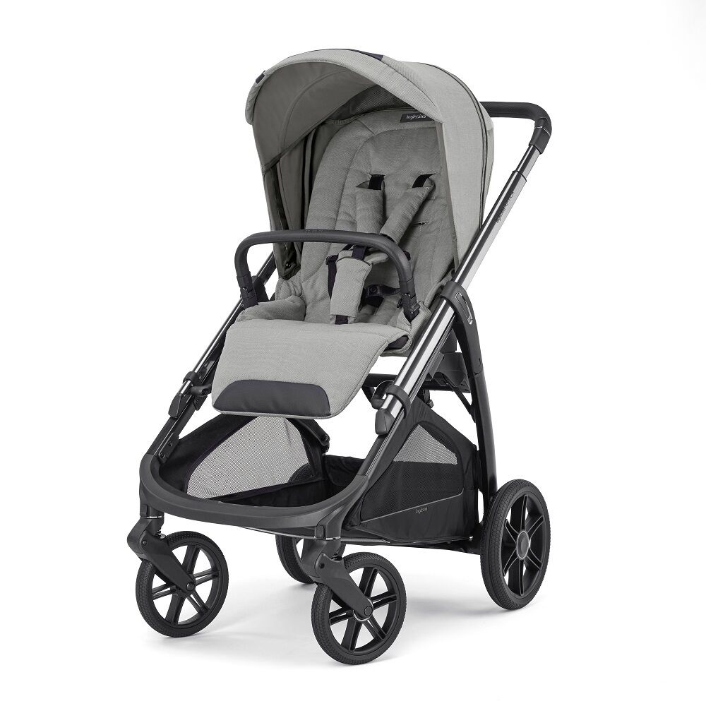 Коляска 3 в 1 i-Size Inglesina Aptica New с подставкой под люльку Standup, Satin Grey
