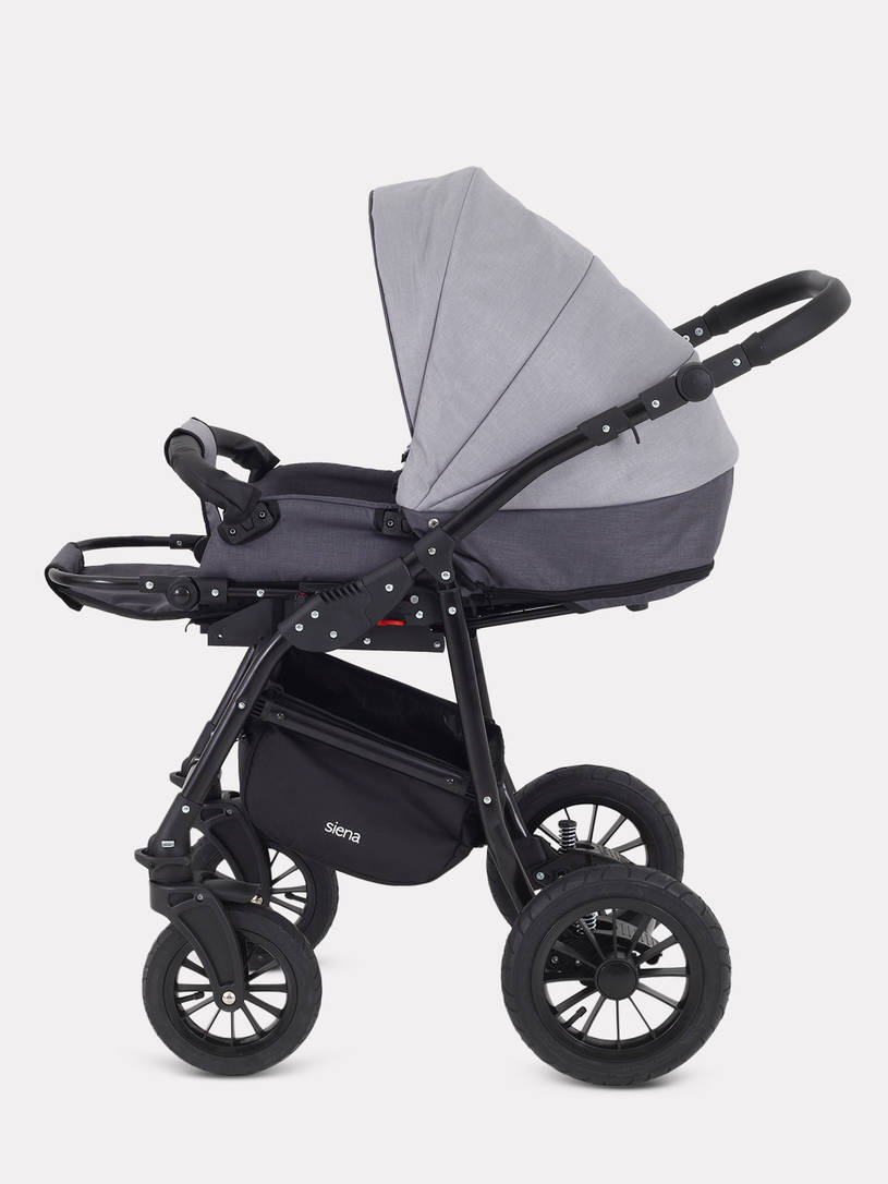 Коляска Rant Siena 2024 02 темно-серый - светло-серый