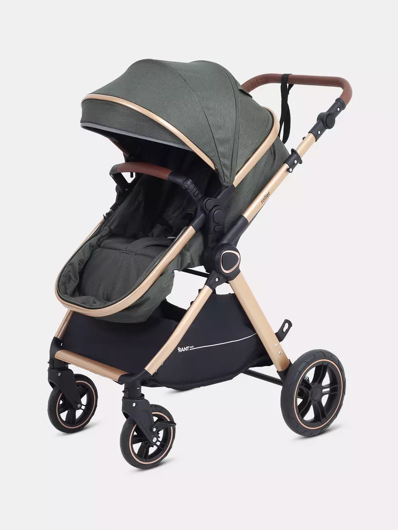 Коляска-трансформер Rant Basic Roller Gold 2024 Olive
