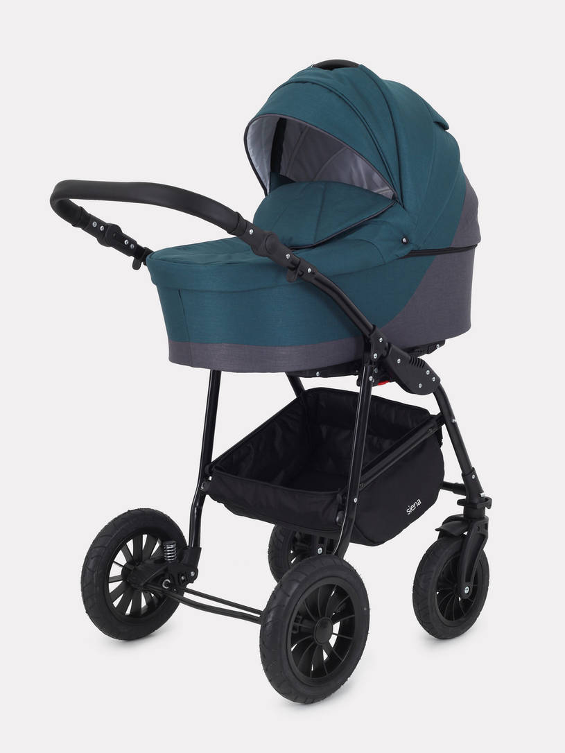 Коляска Rant Siena 2024 04 серый - темно-бирюзовый
