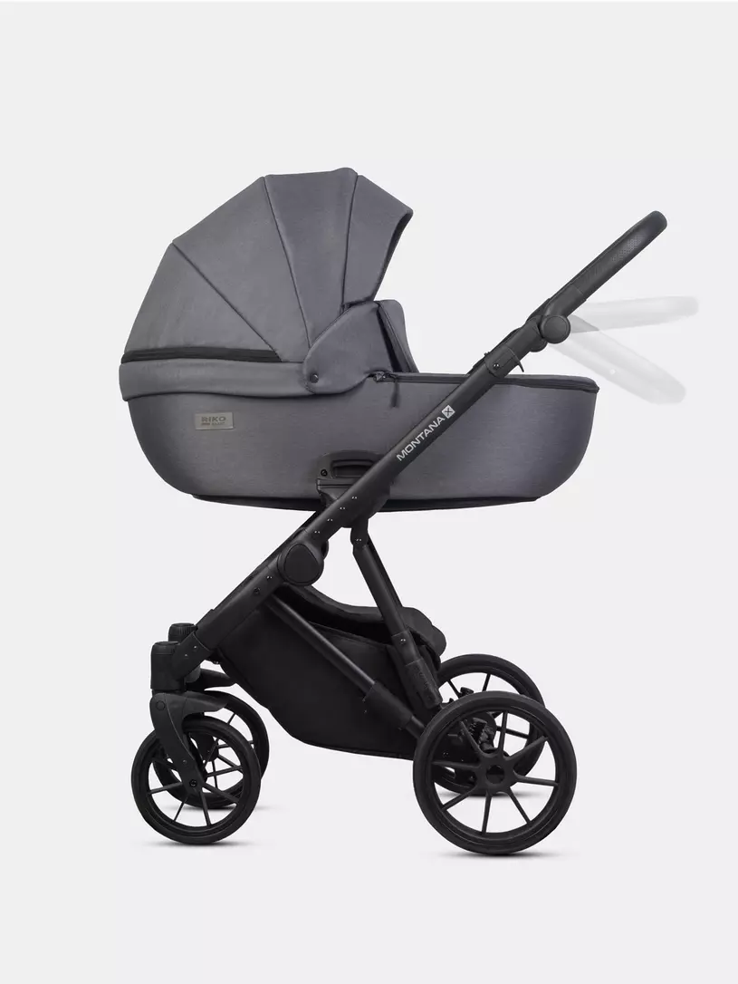 Коляска 2 в 1 Riko Basic Montana X 04 графит