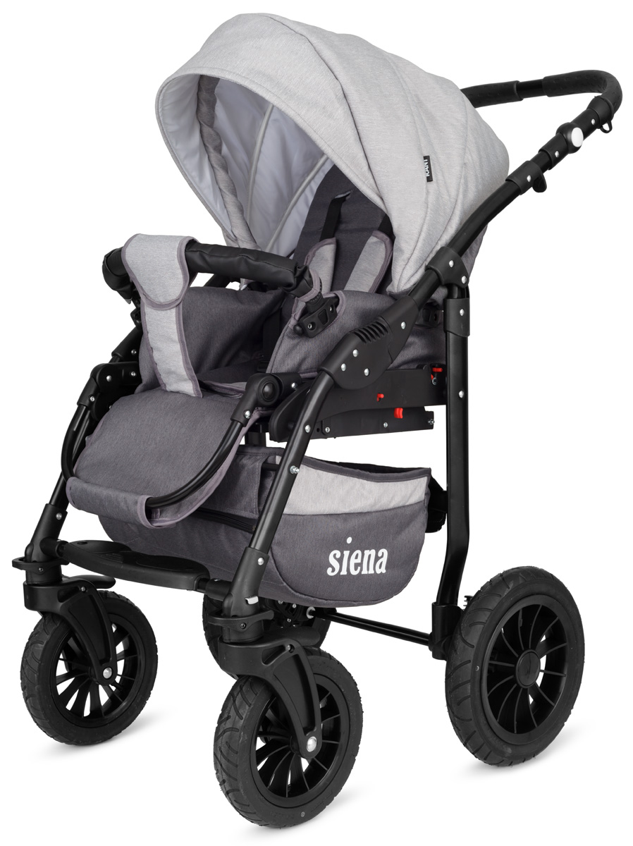 Коляска 3 в 1 Rant Siena 04 серый