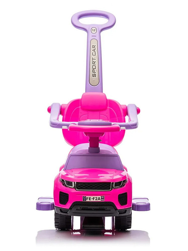 Каталка с ручкой Sevillababy Sport Car 3 в 1 614W розовый