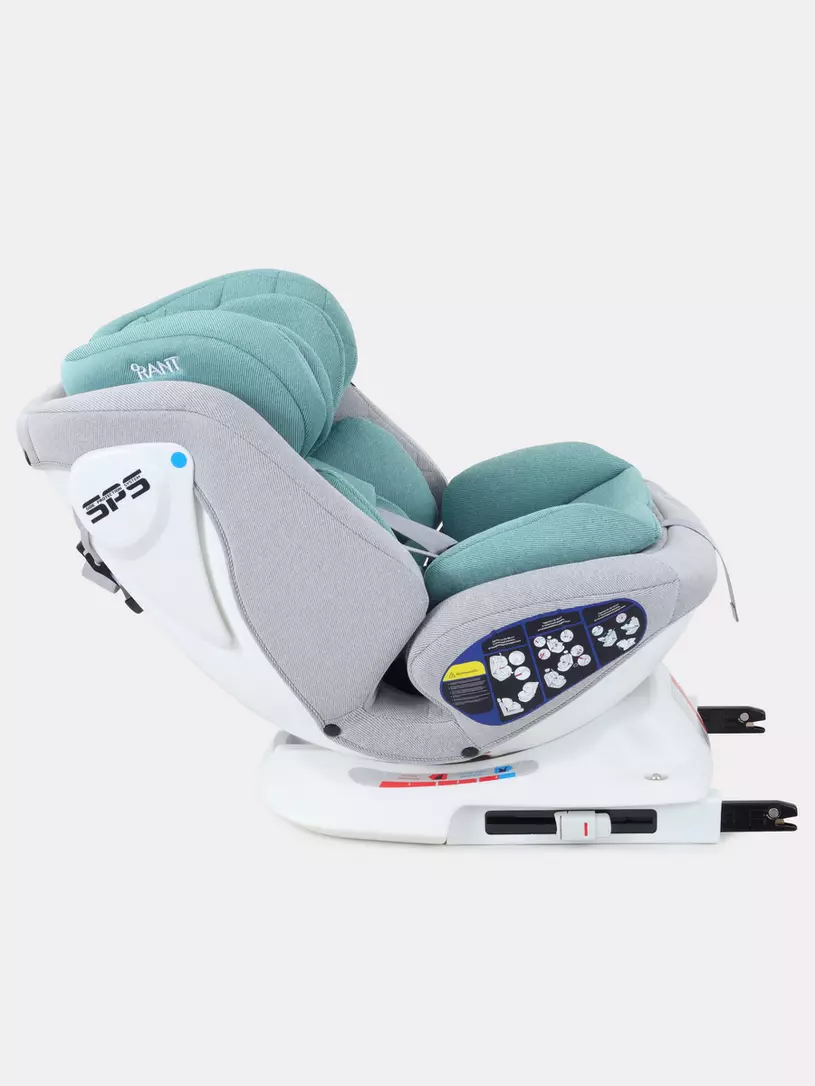 Автокресло Rant Nitro 0/1/2/3 (0-36 кг) Grey/Mint
