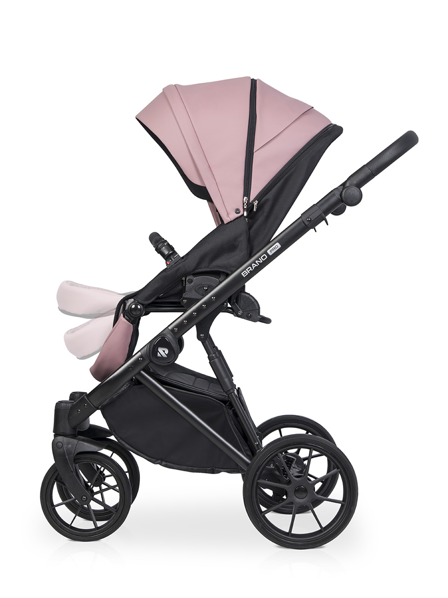 Коляска 3 в 1 Riko Brano Pro, 03 Energy pink