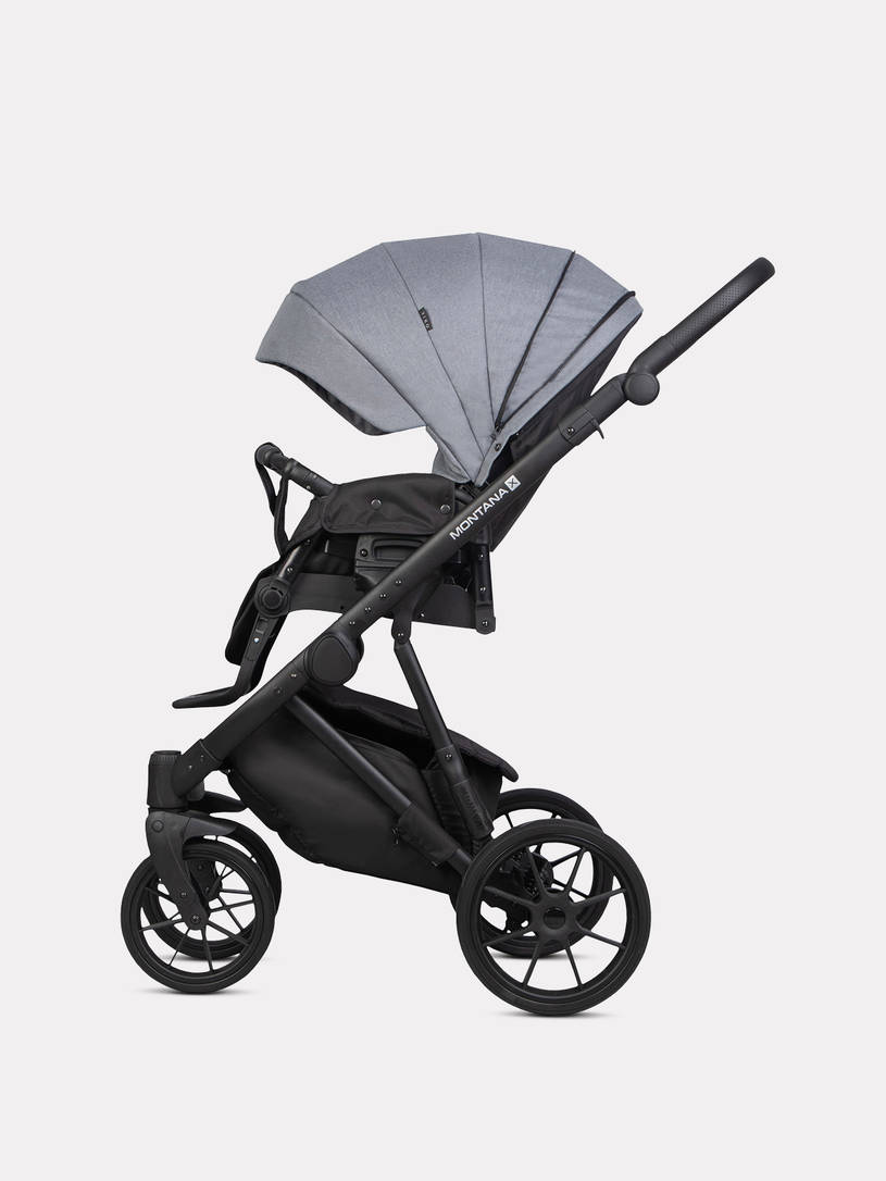 Коляска 2 в 1 Riko Basic Montana X Plus 40 Graphite