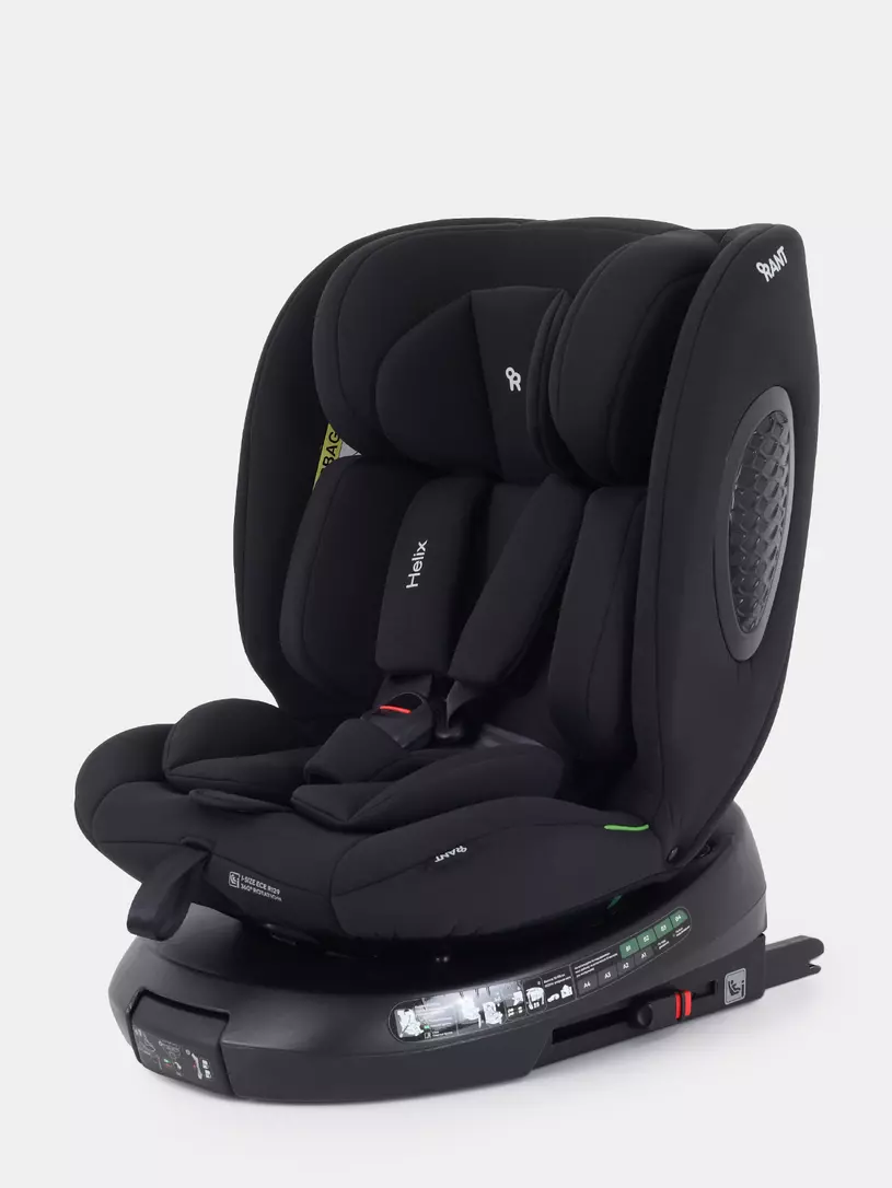 Автокресло Rant Helix isofix группа 0/1/2/3 (40-150 см; 0-36 кг), Black