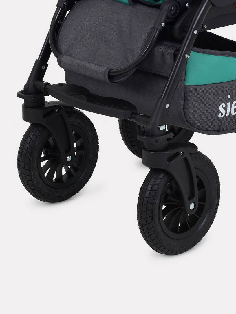 Коляска 2 в 1 Rant Siena 11 серый-темно-зеленый