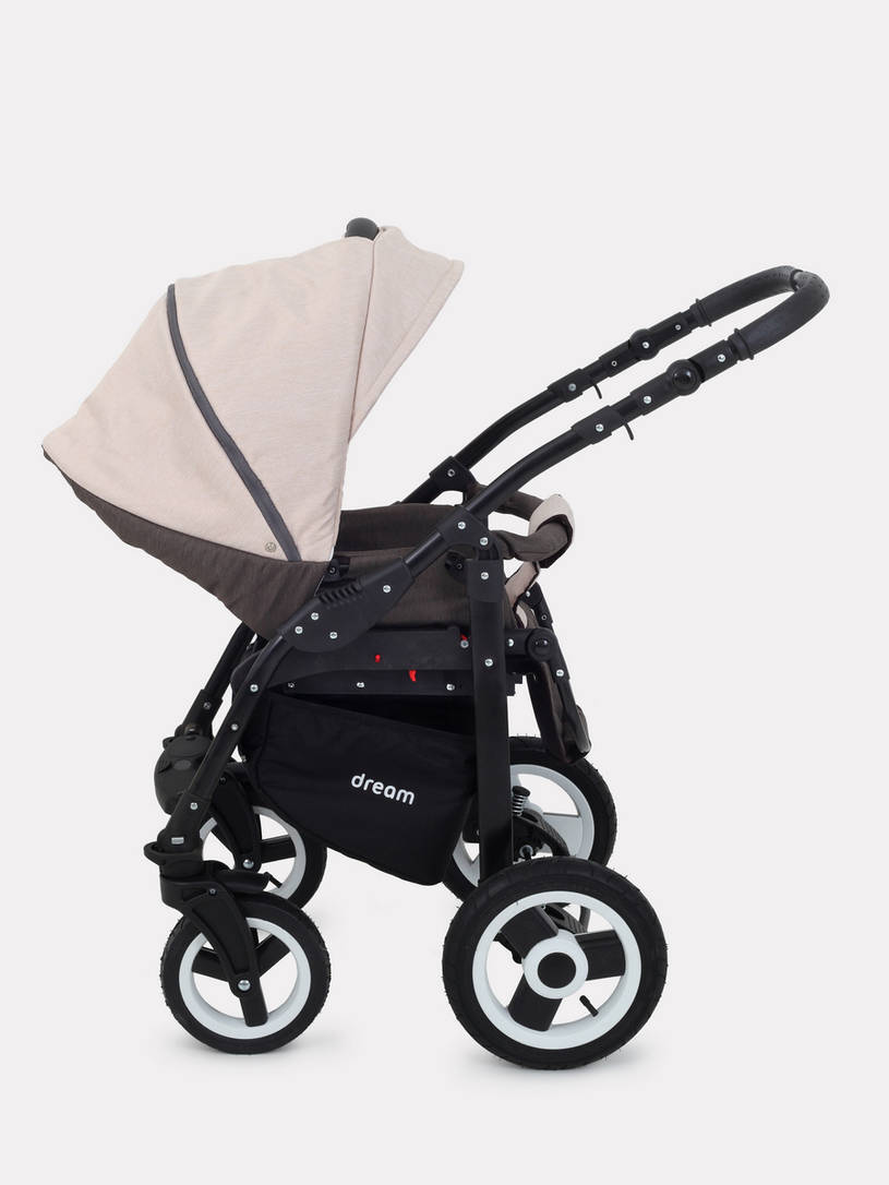Коляска 2 в 1 Rant Dream 05 коричневый-бежевый