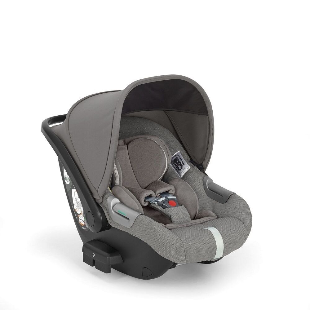 Коляска 3 в 1 Inglesina Aptica New 2025 + Автокресло Inglesina Darwin i-Size (0-13 кг), Platinum Grey (Серый)
