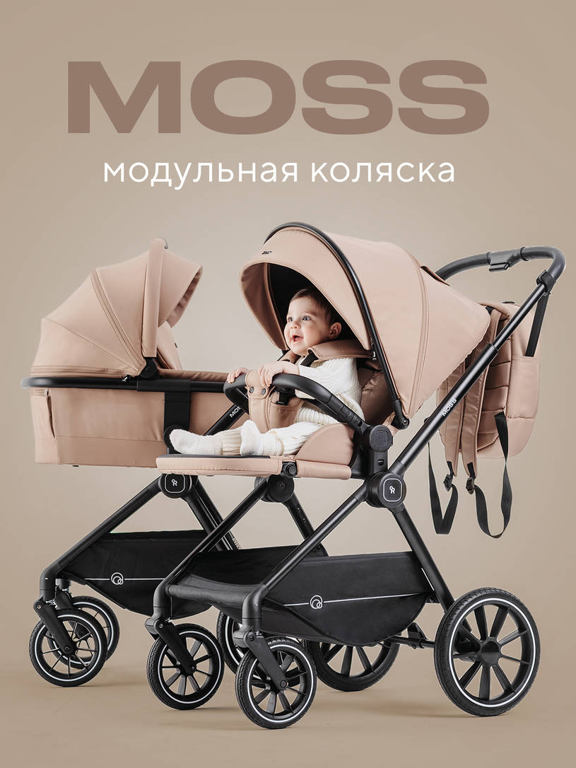Коляска 2 в 1 Rant Moss Midnight black
