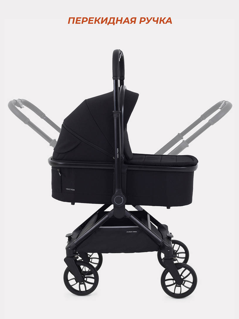 Коляска 2 в 1 Rant Vector Black