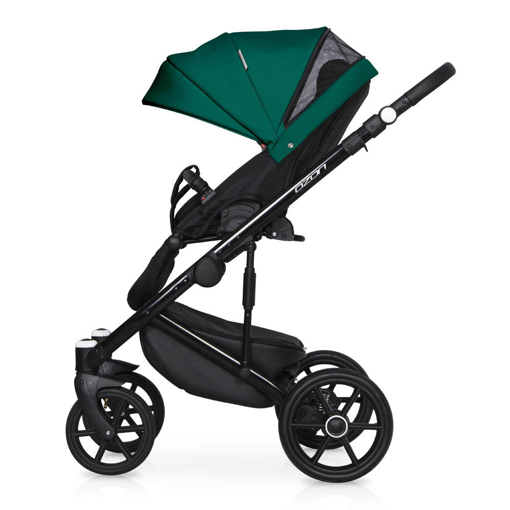 Коляска 3 в 1 Riko Basic Ozon Ecco 22 зеленый