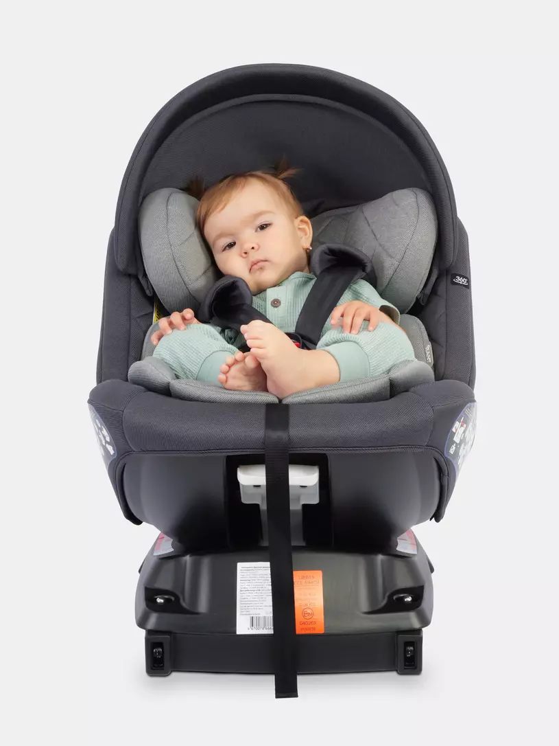 Автокресло Rant Nitro Plus isofix 0/1/2/3 (0-36 кг) Grey