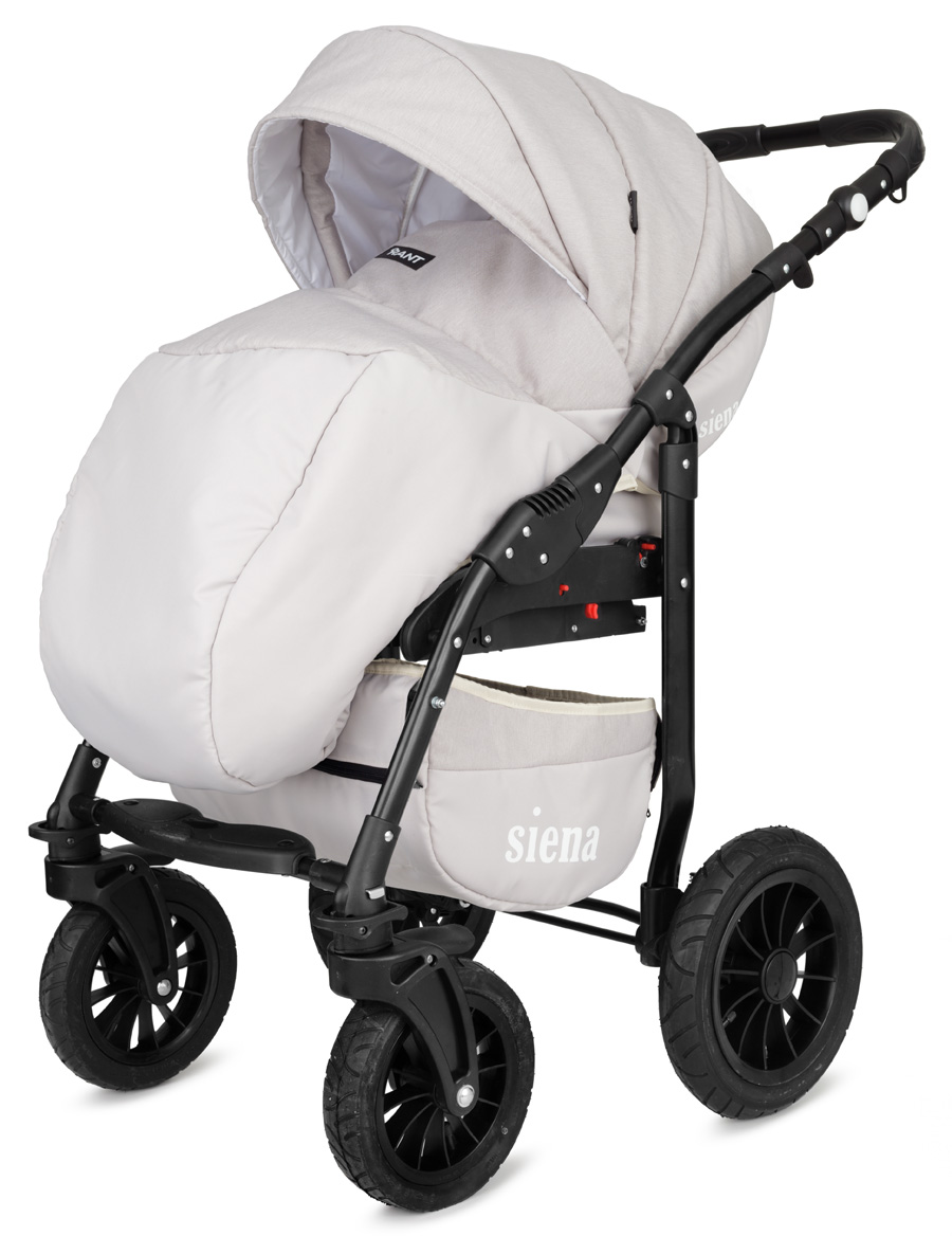 Коляска 3 в 1 Rant Siena 06 бело-бежевый