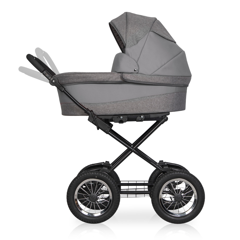 Коляска 2 в 1 Riko Basic Mario Classic 10 серый