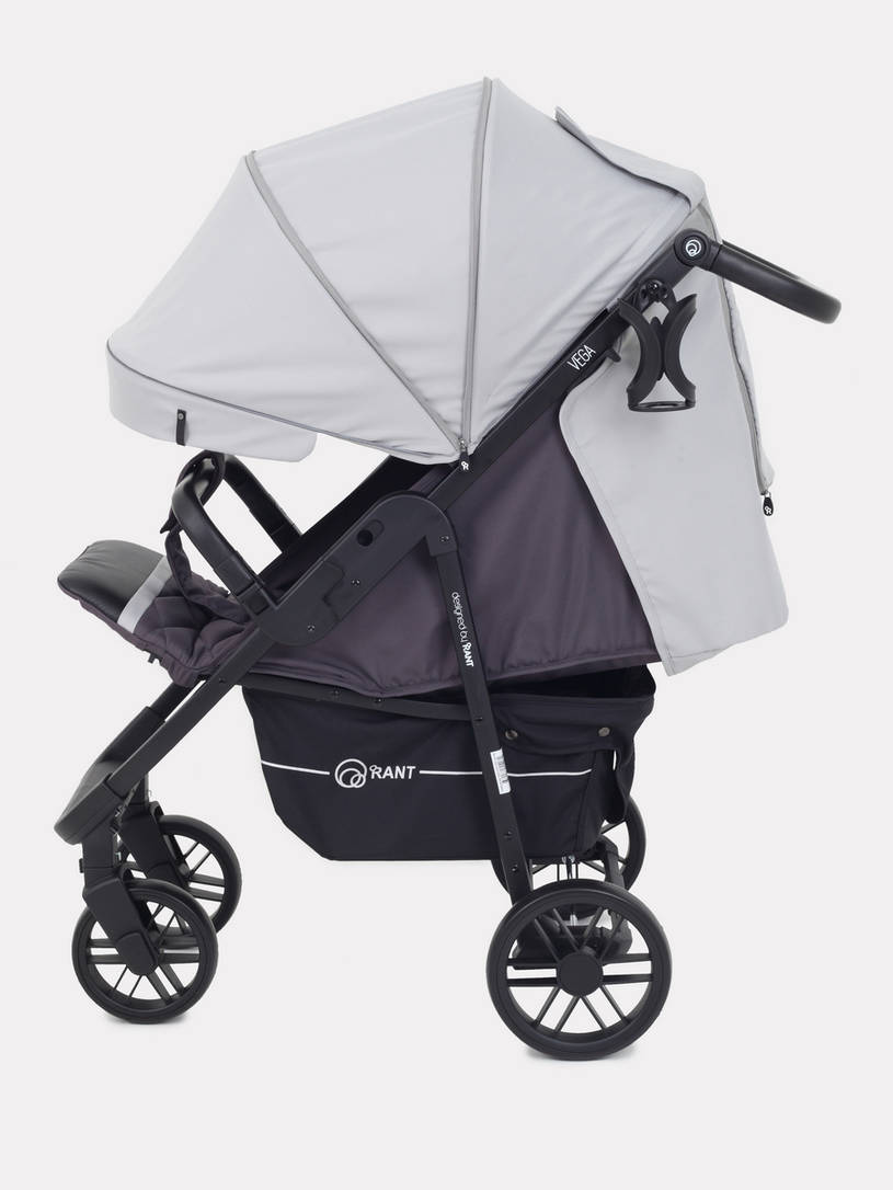 Коляска прогулочная Rant Vega Star Soft Grey. Цвет: Серый