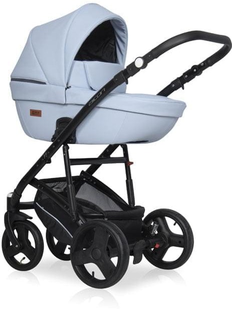 Коляска 2 в 1 Riko Basic Aicon Pastel 03 голубой
