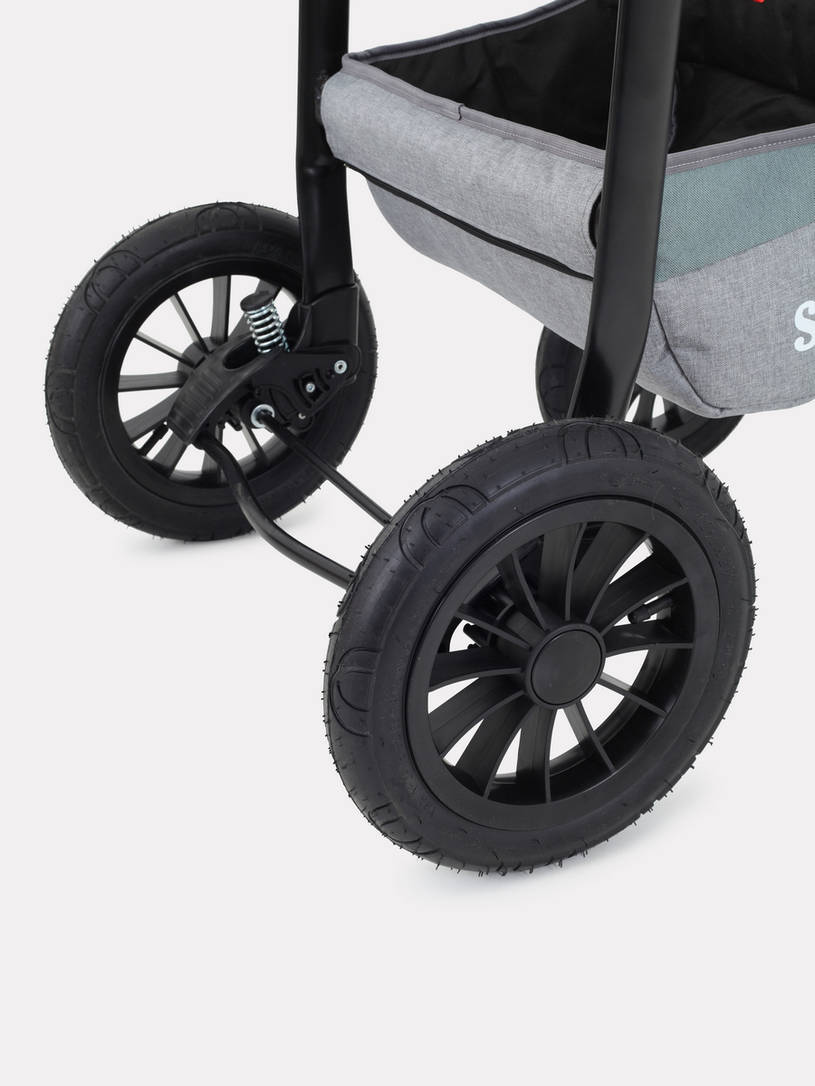 Коляска 3 в 1 Rant Siena 09 серый-зеленый