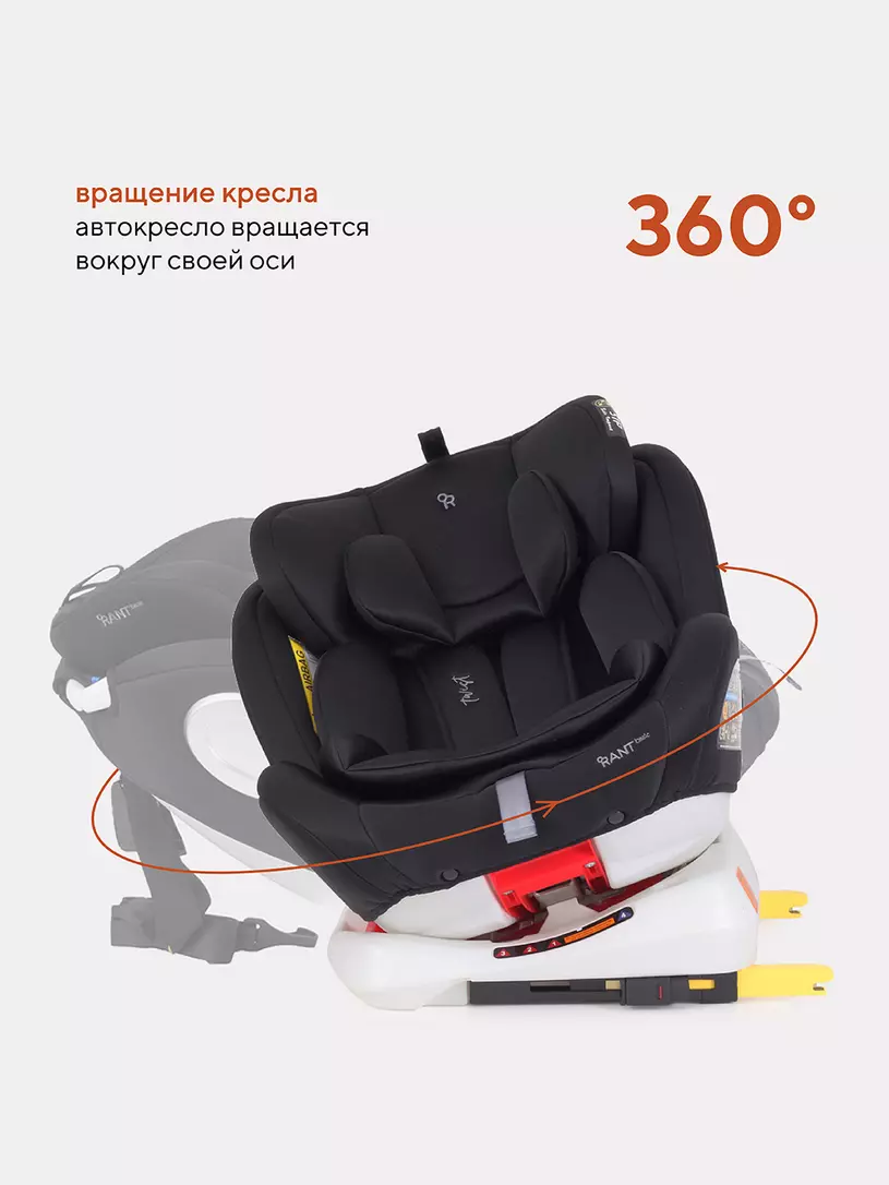 Автокресло Rant Basic Twist 0/1/2/3 (0-36 кг) Black