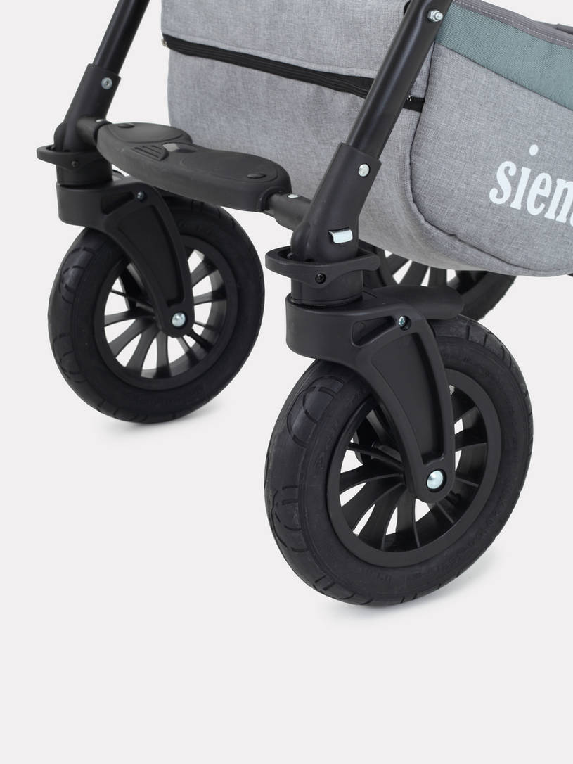 Коляска 3 в 1 Rant Siena 09 серый-зеленый