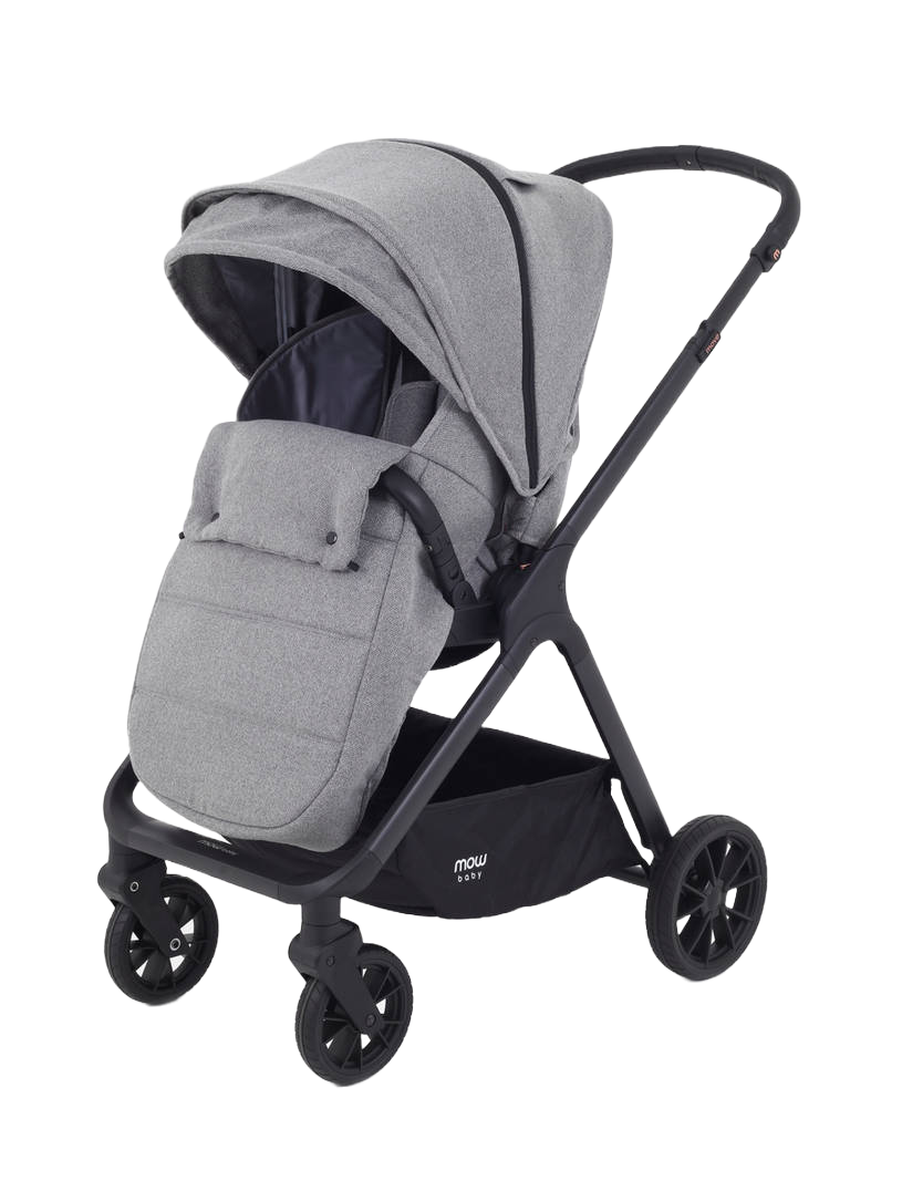 Коляска 2 в 1 MOWBaby MOVE MB401 Silver
