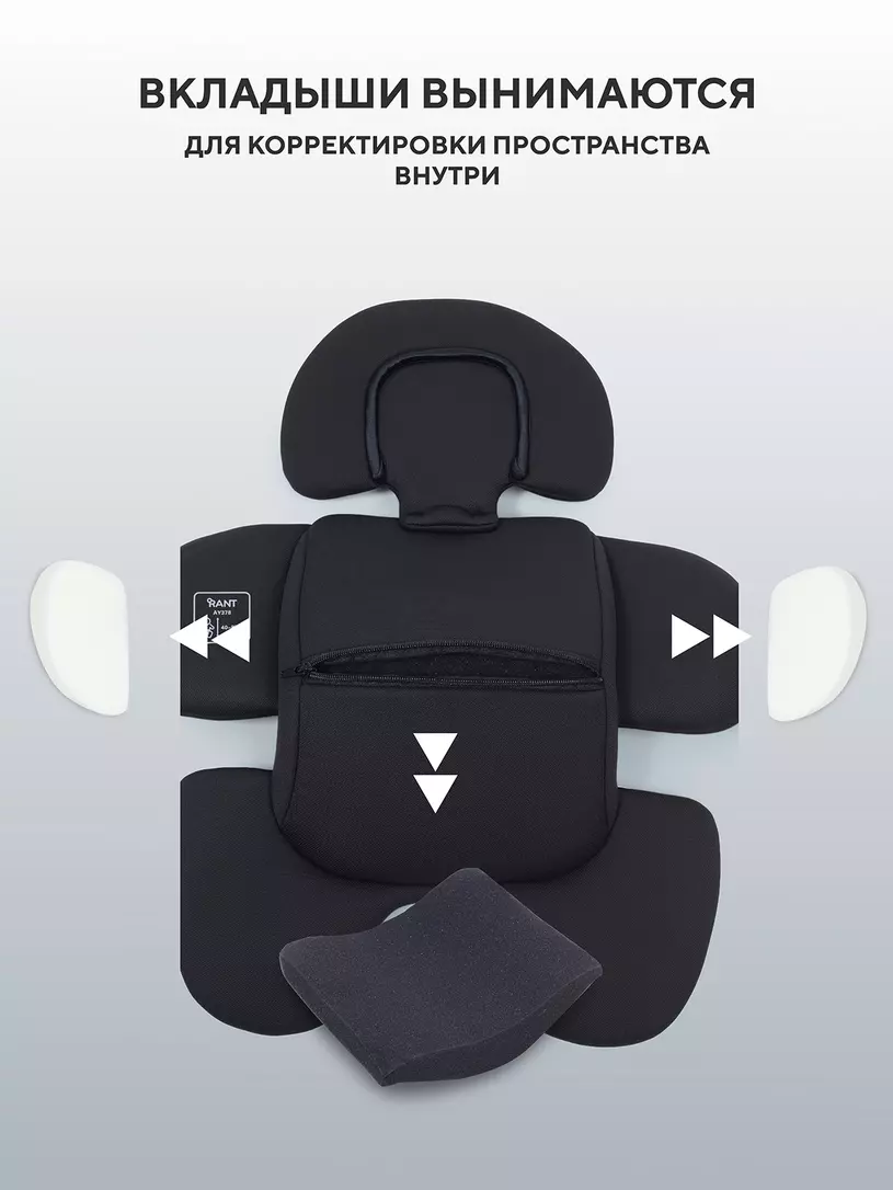 Автокресло Rant Aster Zero (40-87см) Black