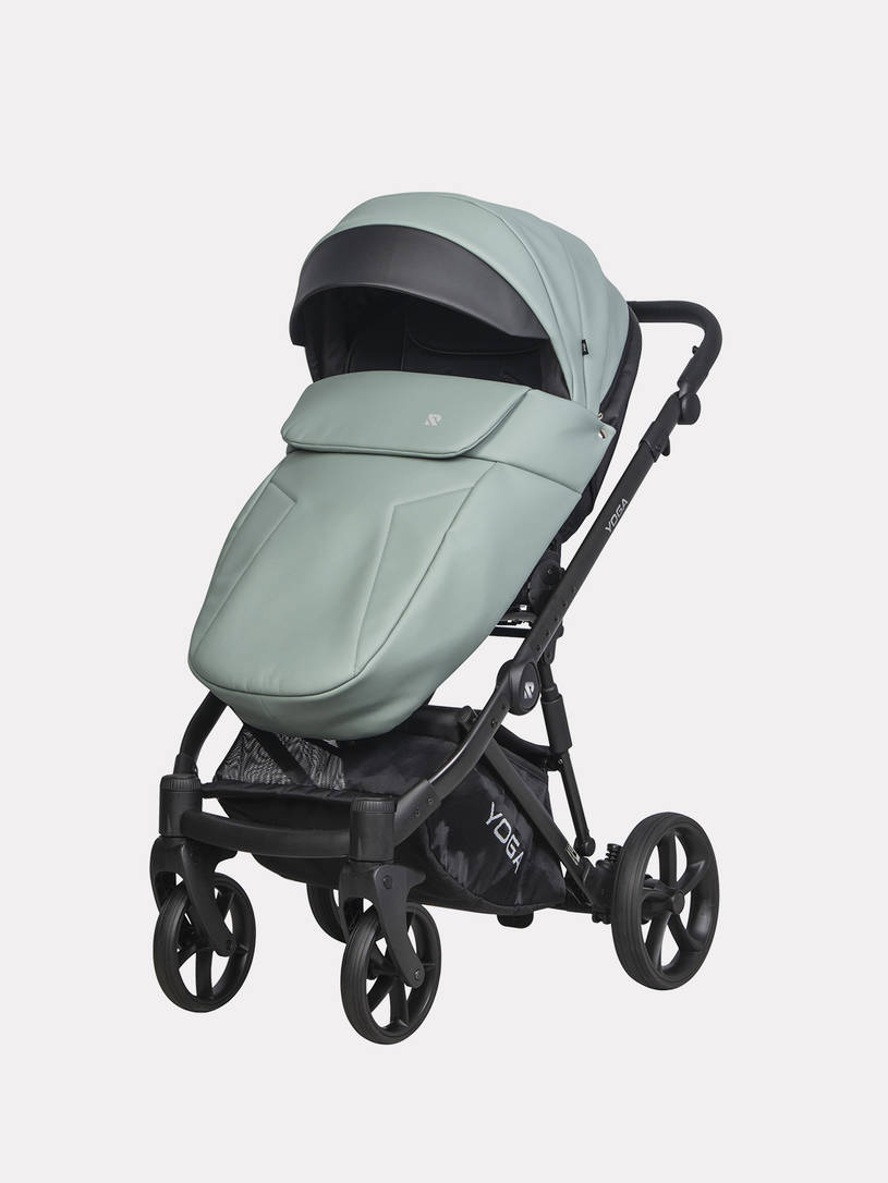 Коляска 3 в 1 Riko Basic Yoga Ecco 16 Lagoon, Зеленый