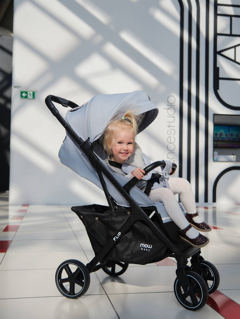Коляска прогулочная MOWBaby FLIP Blue
