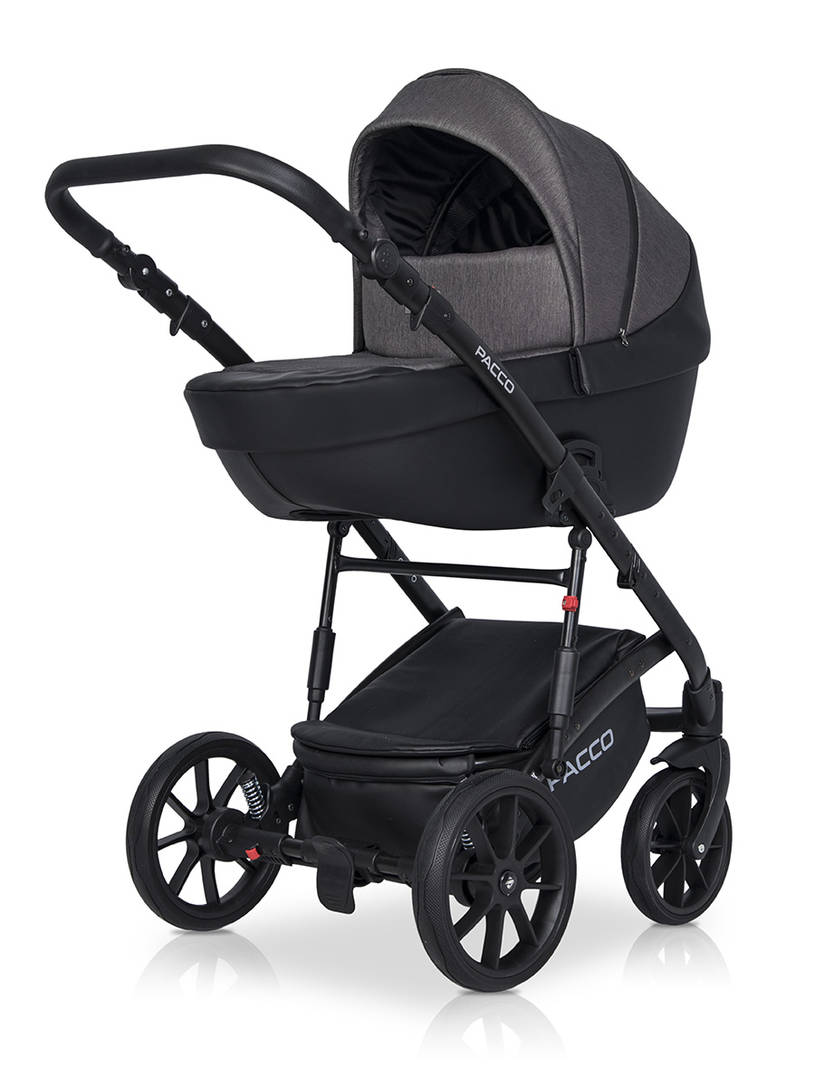 Коляска 2 в 1 RIKO BASIC PACCO 04 Carbon