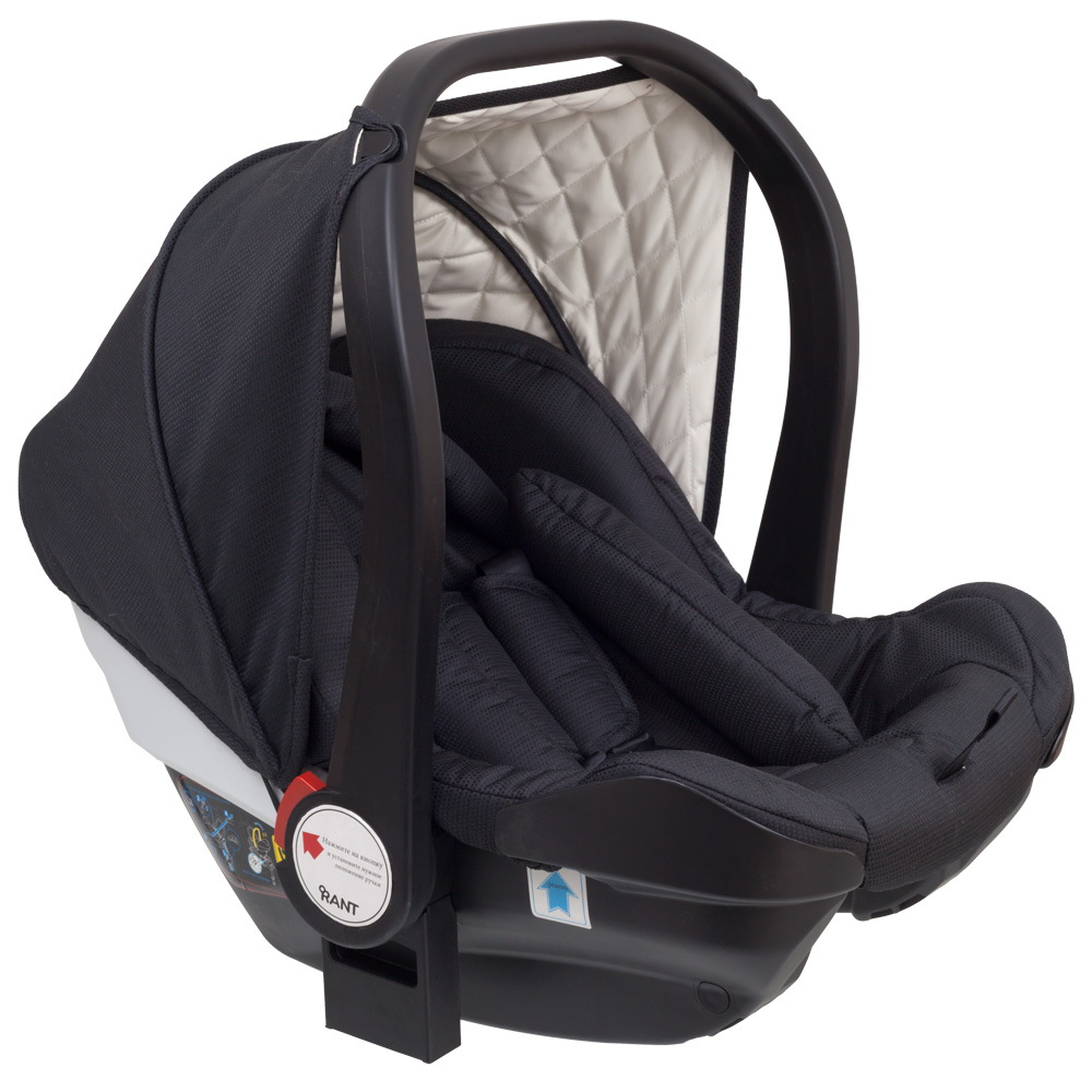 Коляска 3 в 1 Rant Flex Grand Midnight Black черный