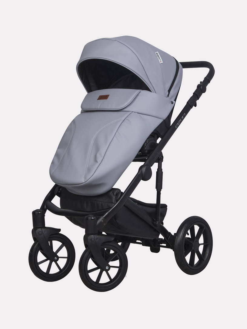 Коляска 3 в 1 Riko Basic Ozon Pastel 04, Серый