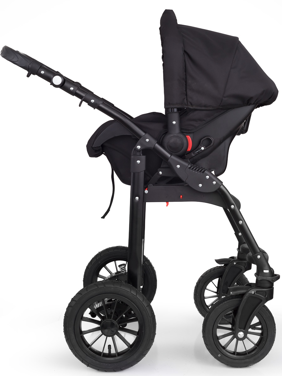 Коляска 3 в 1 Rant Siena 03 коричневый-кремовый