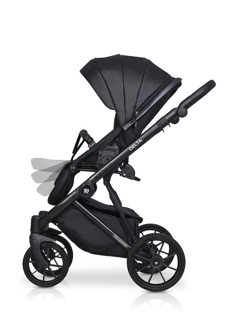 Коляска 2 в 1 RIKO BASIC DELTA ECCO 15 Black